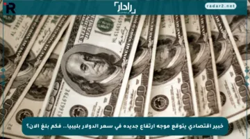 خبير اقتصادي يتوقع موجة ارتفاع جديدة في سعر الدولار بليبيا.. فكم بلغ الآن؟